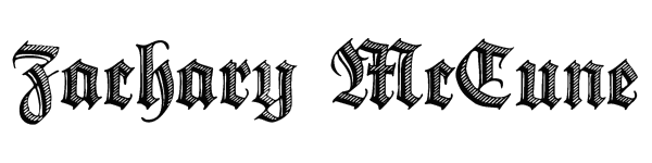 the arts, culture, letters of zachary mcCune